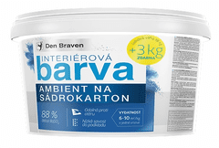 Den Braven DEN BRAVEN - Interiérová farba na sadrokartóny AMBIENT biela 18 kg