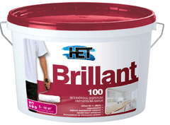 HET Brillant 100 - Umývateľná farba na steny biela 1,5 kg