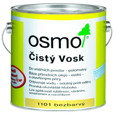 OSMO Color OSMO Čistý vosk - prírodný vosk na drevo 2,5 l 1101 - bezfarebný
