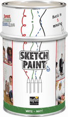 MagPaint SketchPaint - popisovateľná farba na stenu (whiteboard) 0,5 l biela matná