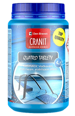 Den Braven CRANIT QUATRO TABLETY - Dezinfekčný viacúčelový prípravok 4v1 1 kg modrá