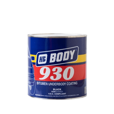 HB BODY 930 - Bitúmenová hmota na podvozok čierna 5 kg