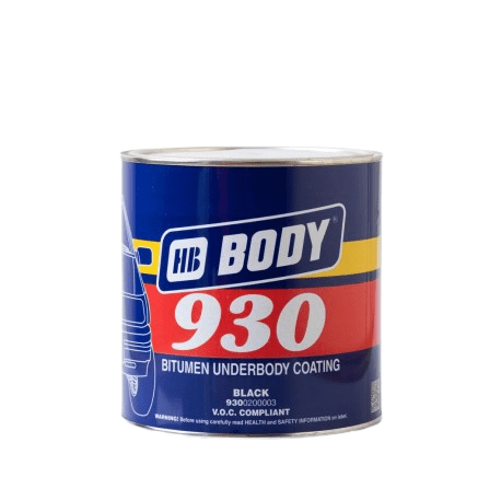 HB BODY 930 - Bitúmenová hmota na podvozok čierna 2,5 kg