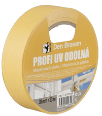 Den Braven DEN BRAVEN - Profi UV odolná maskovacia páska žltá 30 mm x 33 m