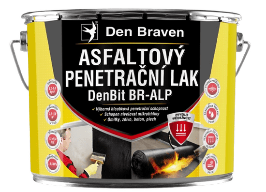 Den Braven DENBIT BR-ALP - Asfaltový penetračný lak cierna 19 kg