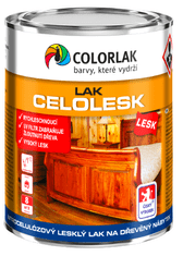 COLORLAK CELOLESK C1037 - Nitrocelulózový lak na drevený nábytok lesklý 0,35 L