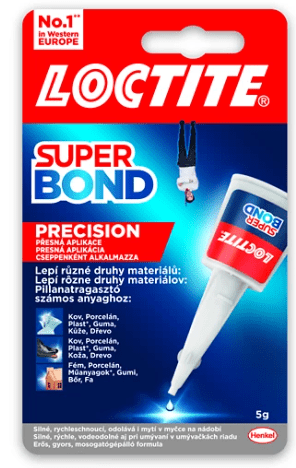 Loctite SUPER BOND PRECISION - Jednozložkové sekundové lepidlo 0,005 kg