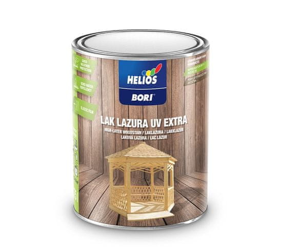 HG Helios Group HELIOS BORI lazúra UV extra - Laková lazúra 2,5 l bezfarebná