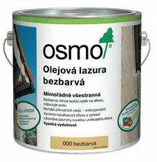 OSMO Color OSMO Olejová lazúra 2,5 l 000 - bezfarebná