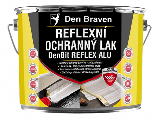 Den Braven DENBIT REFLEX ALU - Reflexný ochranný lak strieborná 4,5 kg