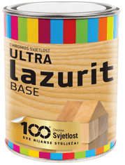 Chromos-Svjetlost ULTRA LAZURIT BASE - Impregnácia na drevo 0,75 l bezfarebná