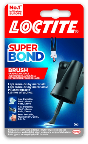 Loctite SUPER BOND BRUSH - Sekundové lepidlo s aplikátorom 0,005 kg