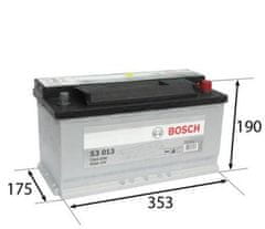 Bosch S3 90 Ah Autobatéria 12V , 720 A ,0 092 S30 130