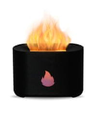 Aga Aroma difuzér s LED projekcí ohně Černý