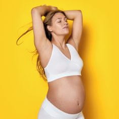 Medela Nočná tehotenská a dojčiaca podprsenka Keep Cool, biela, M