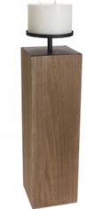 Koopman Dekoratívny drevený svietnik 56 cm
