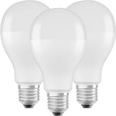 Osram 3x LED žiarovka E27 A60 19W = 150W 2452lm 2700K Teplá biela 200°