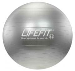 LIFEFIT Gymnastická lopta ANTI-BURST 85 cm, strieborný
