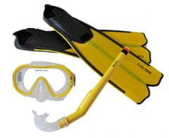 Rulyt Potápačský set CALTER KIDS S06+M168+F41 PVC, žltý