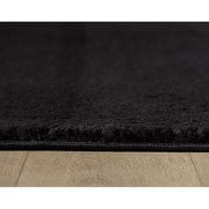Ayyildiz Kusový koberec Catwalk 2600 Black kruh 120x120 (priemer) kruh