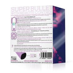 Fun function Dhalia Bullet Vibrator (Purple), silný vibrátor s diaľkovým ovládačom