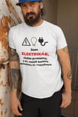 Superpotlac Pánske tričko Elektrikár, Citrónová XS