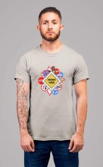Superpotlac Pánske tričko Značkové tričko, Ebony gray XL