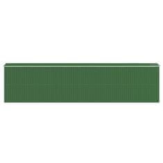 Vidaxl Záhradná kôlňa zelená 192x855x223 cm pozinkovaná oceľ