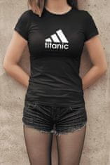 Superpotlac Dámske tričko Titanic, Ružová 2XL
