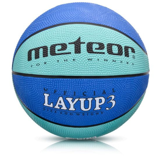 Meteor Basketbalová lopta METEOR LAYUP veľ.3 modrá D-381