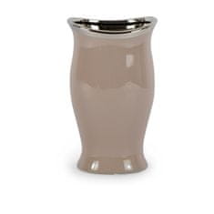 Anlux Dekoratívna keramická váza na kávu s mliekom 30 cm