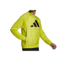 Adidas Mikina žltá 164 - 169 cm/S Sportswear Fabric Block Sweatshirt