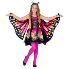 Widmann Kostým Motýľa dievčenský fialový, 140