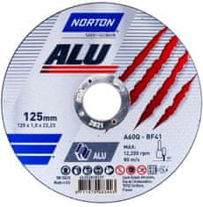 Norton Štít pre hliník 125x1,0 ALU 66252828237