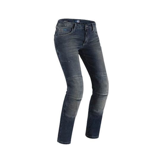 PMJ Promo Jeans Dámske moto jeansy PMJ Florida MID CE Farba modrá, Veľkosť 25
