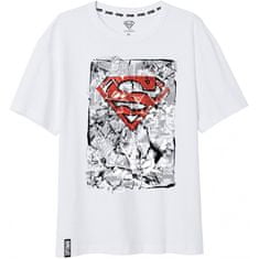 E plus M Pánske tričko Superman - biele