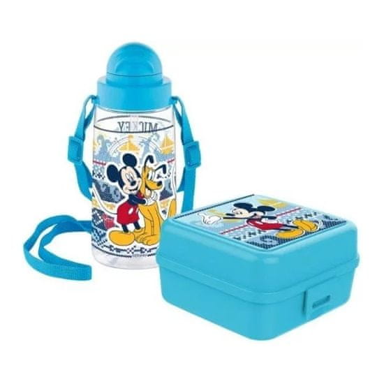 INVICTUS Súprava desiatový box a fľaša na pitie Mickey Mouse