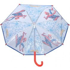Vadobag Detský transparentný dáždnik Spiderman