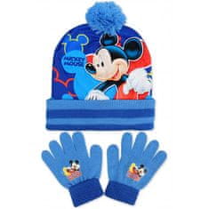 SETINO Chlapčenská zimná čiapka + prstové rukavice Mickey Mouse