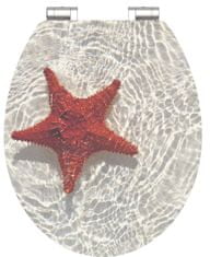 Eisl WC sedadlo Red Starfish MDF HG so spomaľovacím mechanizmom SOFT-CLOSE