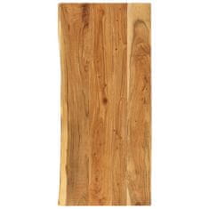 Vidaxl Doska na kúpeľňovú skrinku masívne akáciové drevo 140x55x3,8 cm