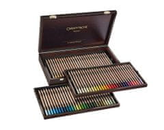 Caran´d Ache Umelecké pastely v ceruzke, suché, 84 farieb, drevený box, 788.484
