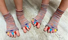 Pro nožky Adjustačné ponožky MULTICOLOR detské (Veľkosť XS)