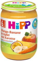 HiPP BIO Jablko s banánom, mangom a mrkvou od 6. mesiaca, 6 x 190 g