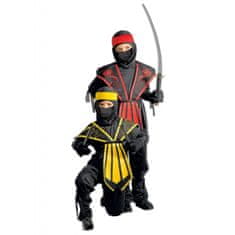 Widmann Karnevalový kostým Ninja Kombat žltý, 140