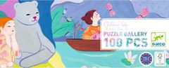 Djeco Panoramatické puzzle Jazero 100 dielikov