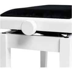 Stagg PBH 390 WHM VBK, hydraulická klavírna stolička