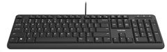 Canyon drôtová klávesnica HKB-20, 105 kláves,tichá a tenká,velvet serie,RU layout/Cyrilice, čierna