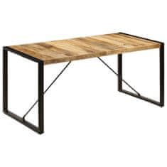 Vidaxl Jedálenský stôl z mangovníkového dreva 160x80x75 cm