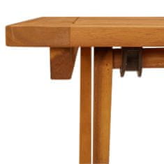 Petromila vidaXL Skladací záhradný stôl 60x60x75 cm akáciový masív